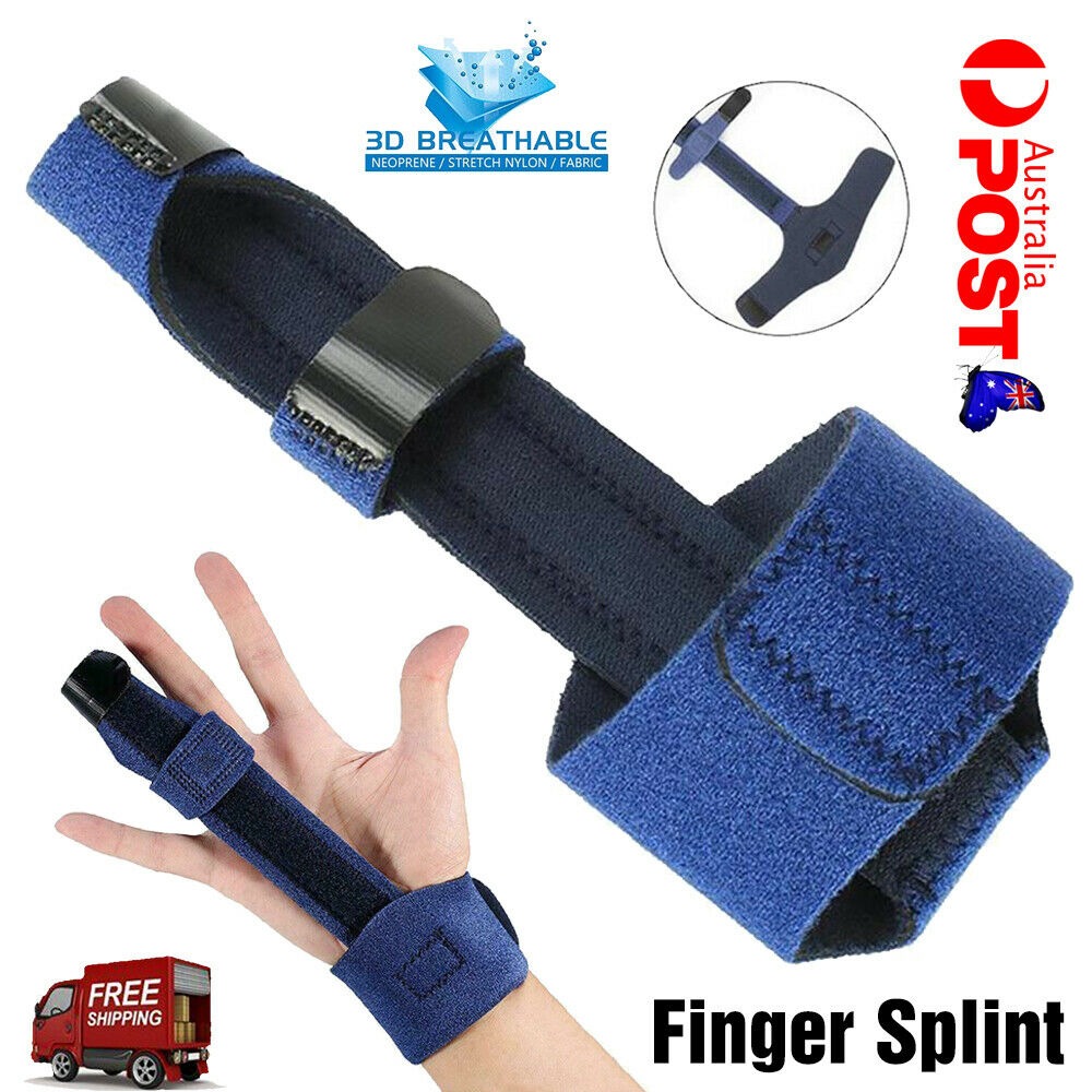 Trigger Finger Splint Support Brace Fracture Recovery Corrector Fix Pain Relief