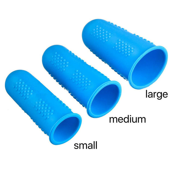 Silicone Finger Cover Cap Anti-skid Heat Resistant Fingertip Protector Kitchen