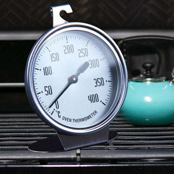 Stainless Steel Oven Thermometer Large Dial Kitchen Food Temperature Gauge Tool