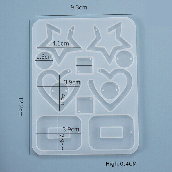 Silicone Pendant Mold Making Jewelry For Resin Necklace Mould Craft DIY Tools