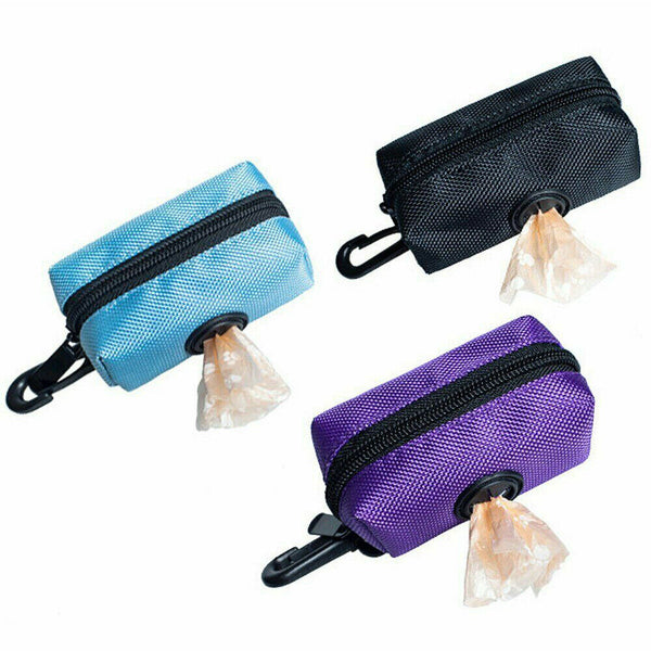 Pet Puppy Garbage Waste Pick Up Bags Dispenser Pouch Outdoor Dog Poop BagHolder