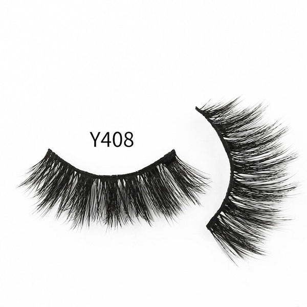 10Pairs 3D Mink Natural Thick False Eyelashes Curly Eye Lashes Makeup Extension