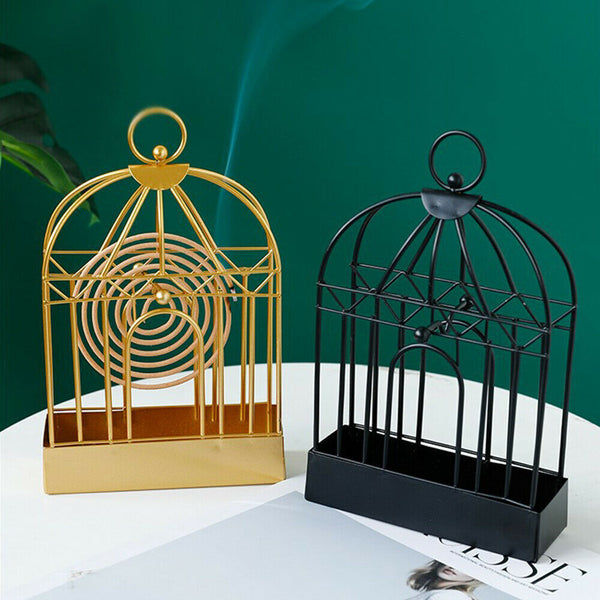 Mosquito Coil Holder Outdoor Birdcage Decor Burner Repellant Garden Mozzie Home