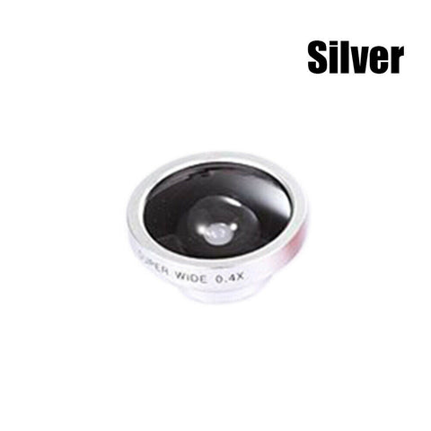 Selfie Cam Lens Wide Angle + Camera Clip-on Lens For iPhone Samsung Google