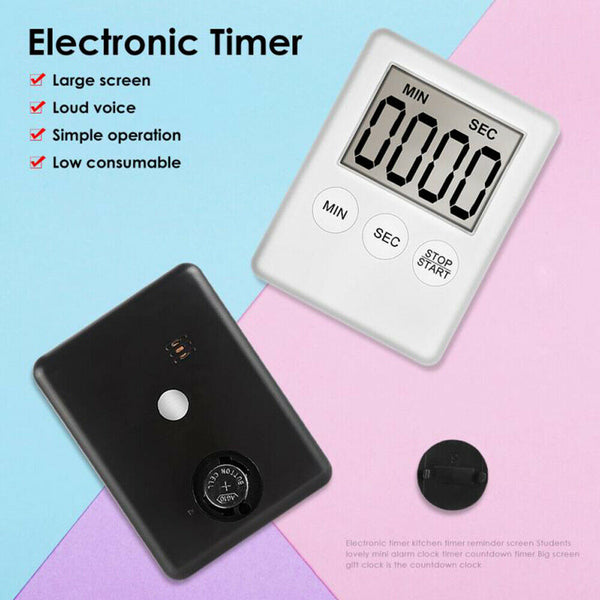 Magnetic Kitchen LCD Digital Timer Countdown Count Down 99 Minute Electronic Egg