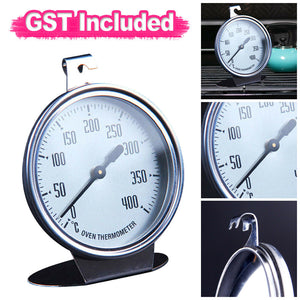 Stainless Steel Oven Thermometer Large Dial Kitchen Food Temperature Gauge Tool