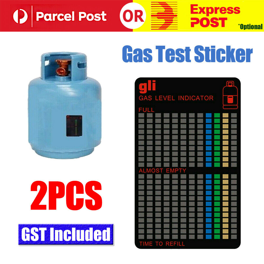 2PCS Magnetic Gas Tank Level Indicator Bottle Magnet Gauge BBQ Camping Outdoor