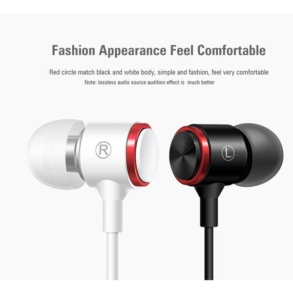 EXTRA BASS Earphones Earbuds Headset Headphones Mic for iPhone iPad Samsung PC