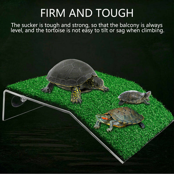 Turtle Basking Platform Ramp Reptile Tank Ladder Resting Terrace Simulation