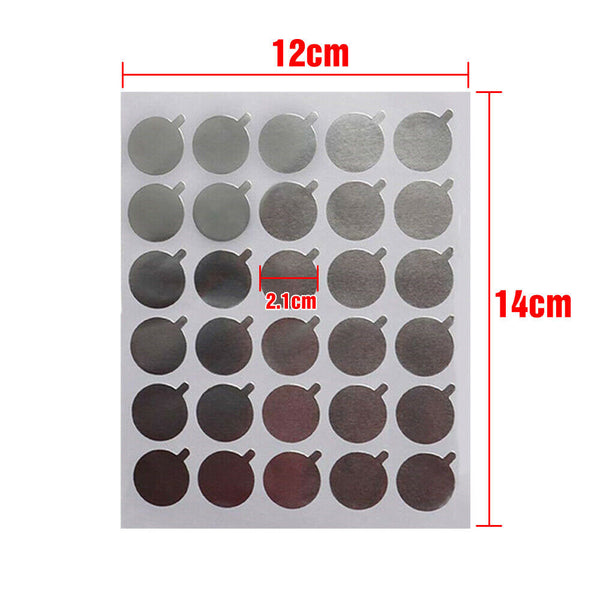 300PCS Disposable Glue Plate Stickers Eyelash Extensions Tinfoil Lash Adhesive