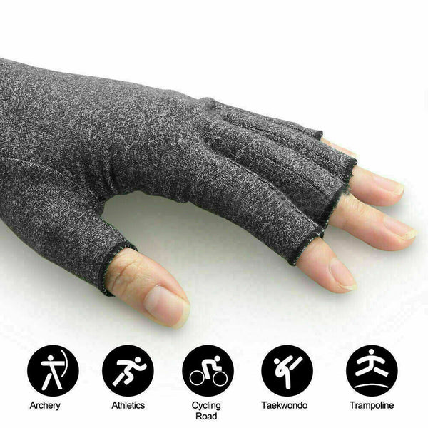 Arthritis Gloves Compression Joint Finger Pain Relief Hand Wrist Support Brace