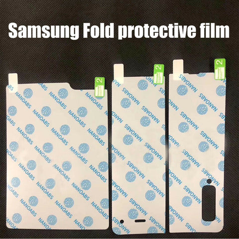 For Samsung Fold Clear Glossy Soft Screen Protector For Samsung Galaxy Fold AU