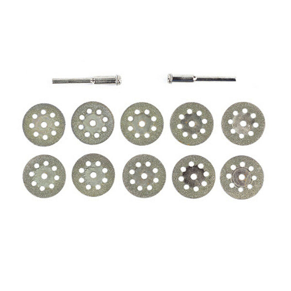 10pcs Diamond Cutting Off Disc Saw Blades Grinding Wheel for Dremel Rotary Kits