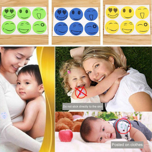 6/12/36/60/120PCS Non Toxic Mosquito Repellent Patches Stickers Repeller