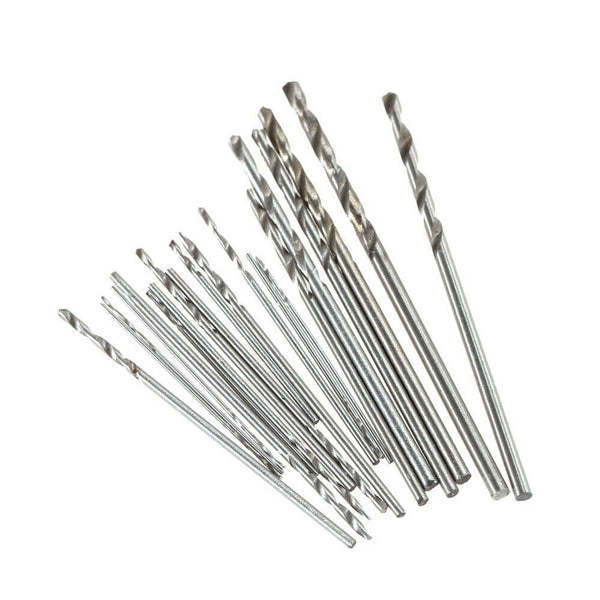 20 Twist Drill Bits Hand Drill Precision Pin HSS Woodworking Hand Drill Set Mini