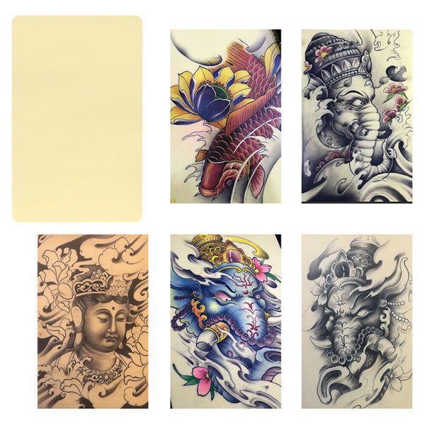 Tattoo Practice Fake Skin A4 20x30cm Silicone Double Sided 3mm Thick Reusable AU