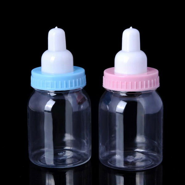 Set of 12PCS Baby Candy Box Bottle Baby Shower Gift Party Favors Christening