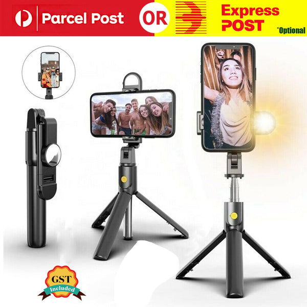 4 in 1 Selfie Stick Bluetooth Tripod With LED Light For Iphone /Samsung