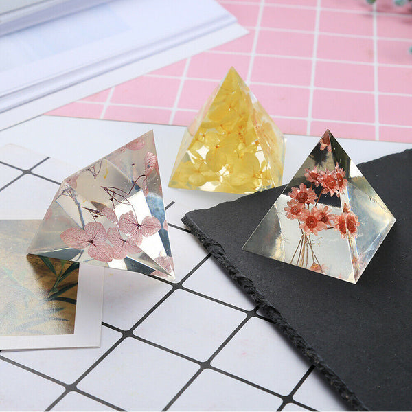 Pyramid Silicone Mould DIY Resin Decorative Mold Craft.Jewelry Making Mold Decor