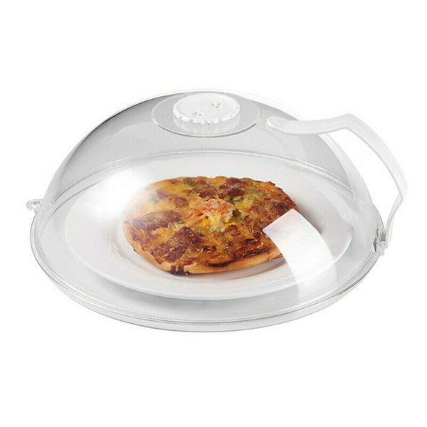 Microwave Food Dish Anti-Splatter Cover Guard Lid With Steam Vents Plate Covers