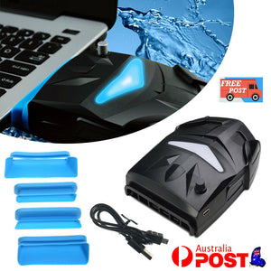 Mini Vacuum USB Laptop Cooler Air Extracting Exhaust Cooling Fan CPU Cooler AU