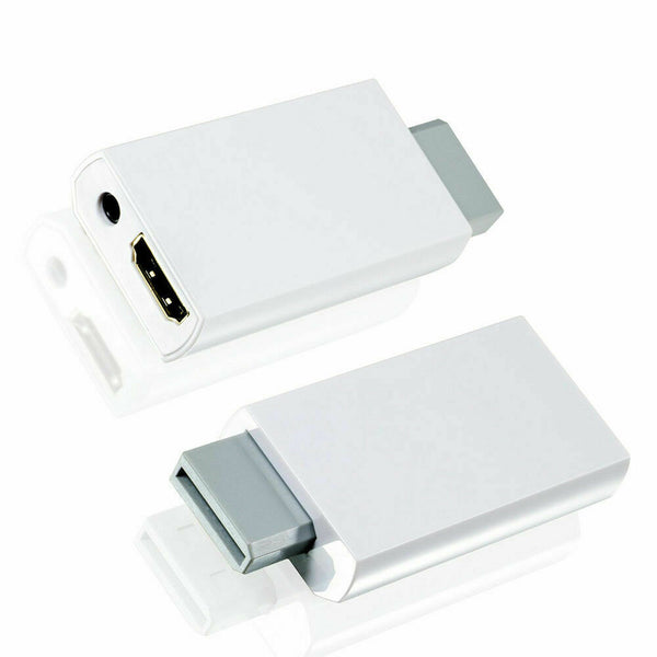 20x1080p Wii to HDMI Converter Mini 3.5mm Adapter Wii2HDMI Audio HD Video Output