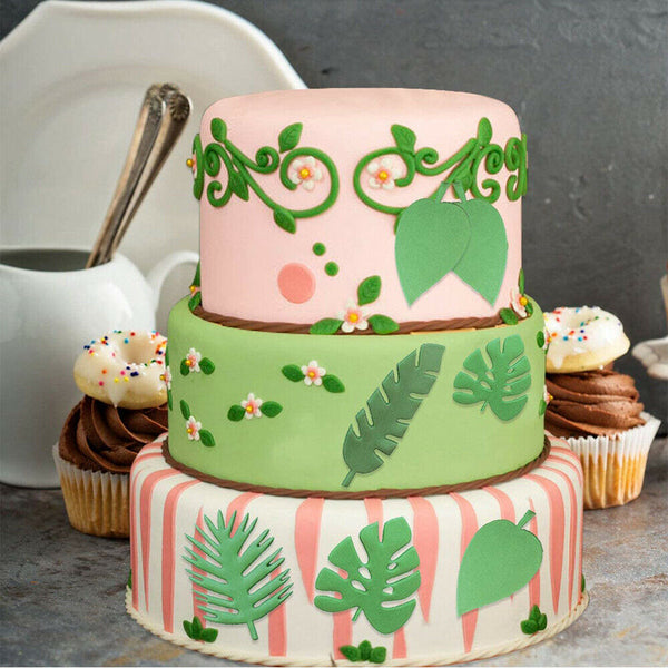 Palm Tree Turtle Leaf Cookies Biscuit Cutter Fondant Mould Cake Sugarcraft Mold