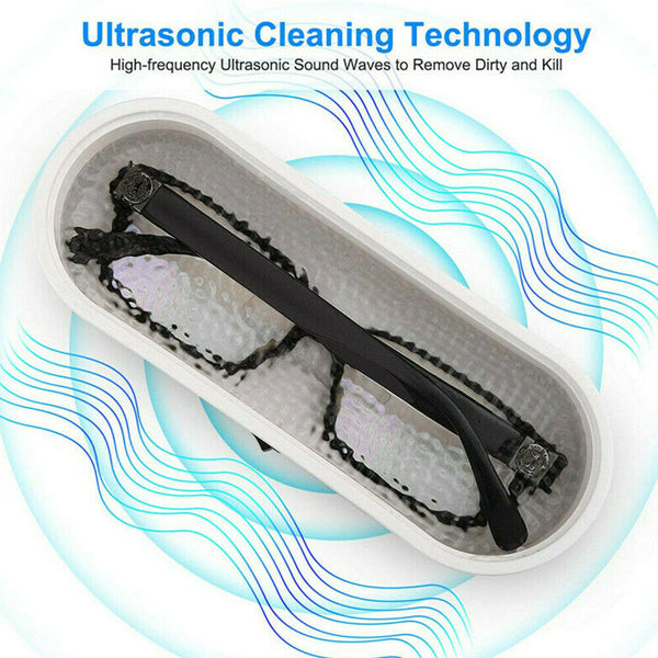 Ultrasonic Cleaner Eye Glasses Coin Watch Ring Bracelet Jewelry Cleaning Machine