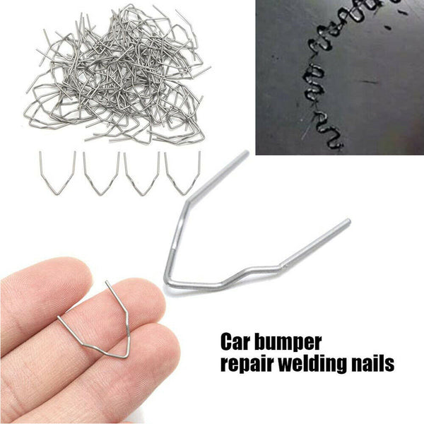 600pcs 0.6/0.8mm Hot Staples Plastic Stapler Welder Damaged Bumper Car Repair AU