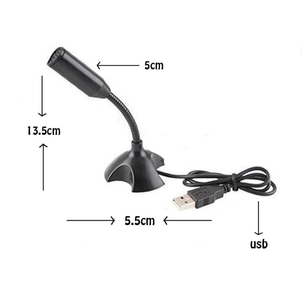 Universal Stand Mini USB Desktop Microphone Mic For PC Desktop Laptop Skype Wins