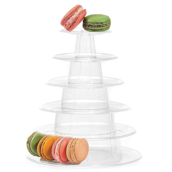 6 Tiers Macaron Tower Holder Display Rack Chocolate Cupcake Stand Wedding Party