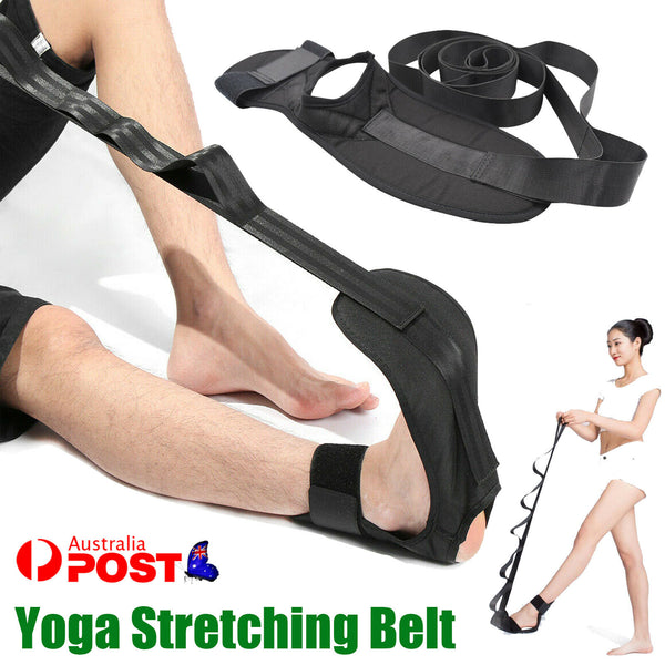 Yoga Ligament Stretching Belt Strap Rehabilitation Training Foot Correct Ankle