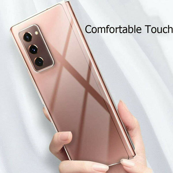 For Samsung Galaxy Z Fold 2 5G Case Crystal Clear Shockproof Ultra Thin Cover