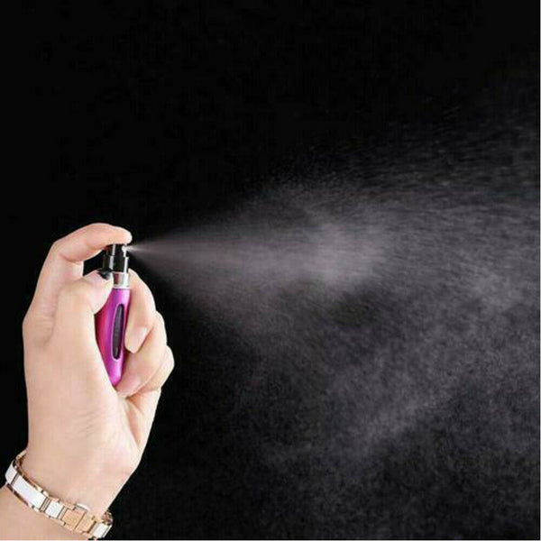 Portable Perfume Atomiser Refill Travel Bottle Mini Pump Spray Scent Pocket 5ML