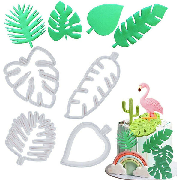 Palm Tree Turtle Leaf Cookies Biscuit Cutter Fondant Mould Cake Sugarcraft Mold