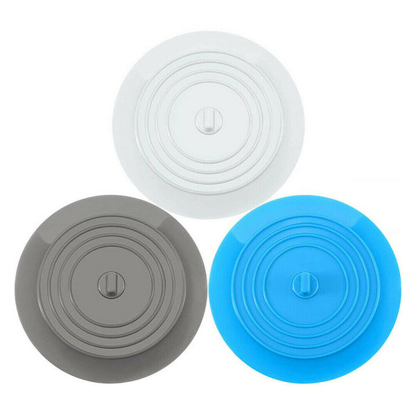 Silicone Round Drain Cover Sink Stopper Plug for Bathroom Floor Shower Covers