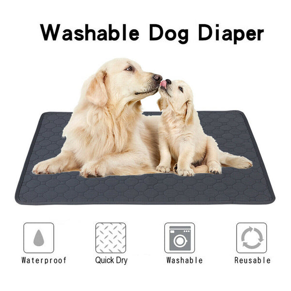 Washable Reusable Pet Dog Pee Pad Quick Dry Puppy Cat Training Wee Potty Mat