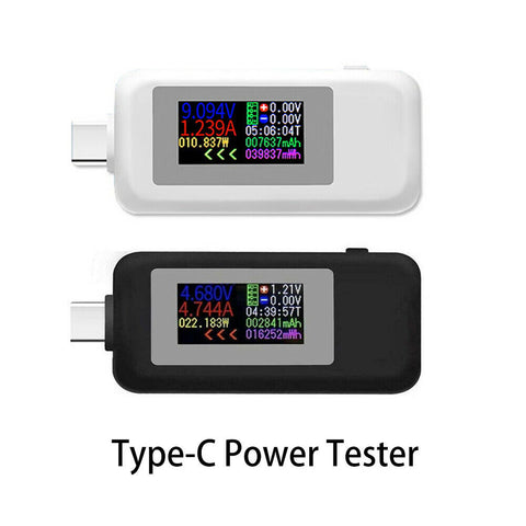 USB Type-C Power Tester Voltage Current Capacity Meter Multimeter USB-C 4-30V 5A