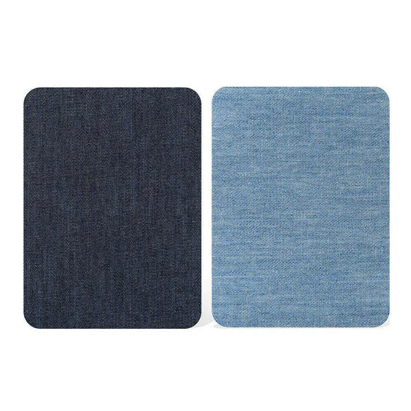 4 Colors Denim Jeans Repair Kit - 20pcs Iron On Denim Fabric Mending Patches