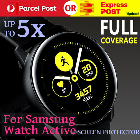 For Samsung Galaxy Watch Active Full Coverage Waterproof Screen Protector Guard