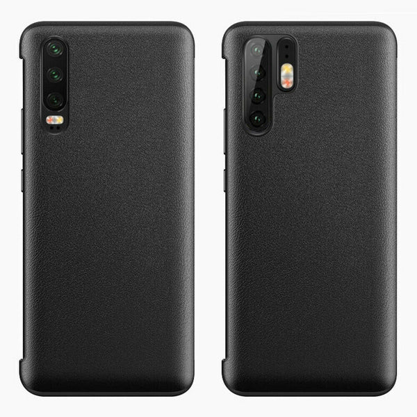 For Huawei P30 Pro Smart View Window Flip Leather Shockproof Case Cover 2019