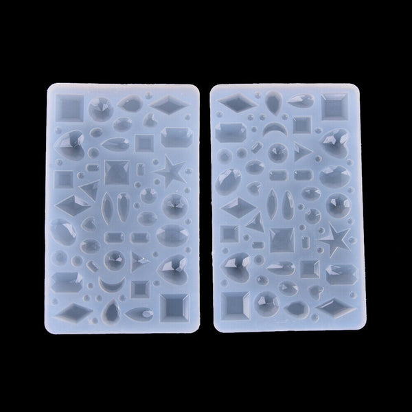 Silicone Cabochon Making Mold Jewelry Pendant Resin Casting Mould Craft DIY Tool