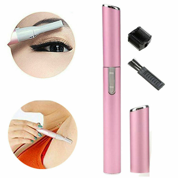 Lady Portable Face Hair Electric Eyebrow Bikini Legs Trimmer Shaver Remover Gift