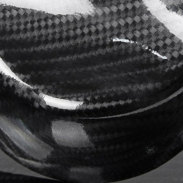 6D 1.52M x 50cm Gloss Black Carbon Fibre Fiber Vinyl Car Wrap Air Release Film