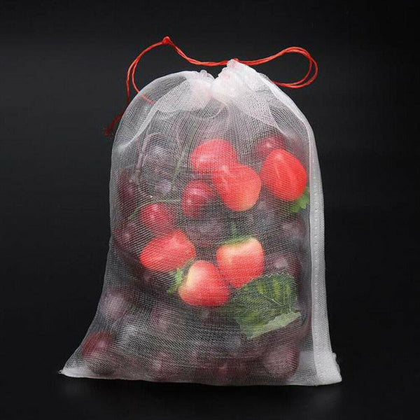 50PCS Fruit Net Bags Agriculture Garden Vegetable Protection Mesh Insect Proof