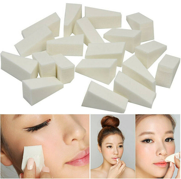 Makeup Sponge Cosmetic Wedges Nail Art Blend Foundation Contour Facial Puff AU