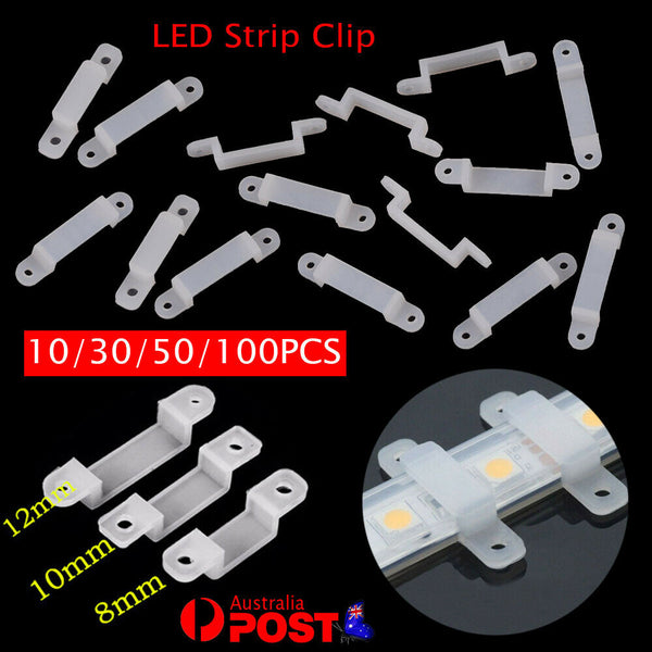 Silicone Mounting Bracket Clip Fastener to Fixing 5050 5630 3528 LED Strip Light