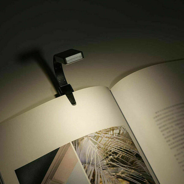 Foldable Eye LED Book Light Clip On Book USB Rechargeable Reading Night Lamp