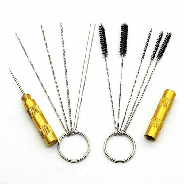 11pcs Airbrush Cleaning Needle Brush Accessories Kit for Spray Gun Cleaner