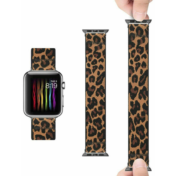 For Apple Watch Band Series SE 6 5 4 3 Stretch Elastics iWatch Strap 38/40/42/44